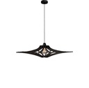 Singing pendant lamp Black S D65cm