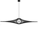 Singing pendant lamp Black XL D160cm