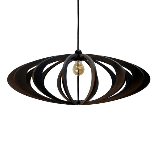 [23_1] Rolling pendant lamp Black