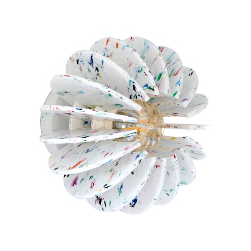 Wrecking Ball wall lamp White recycled plastic