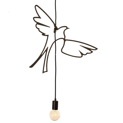 [40_1] Birds of Paradise pendant lamp black